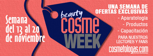BEAUTY COSME WEEK SEMANA DEL 13 al 20 de noviembre de 2018