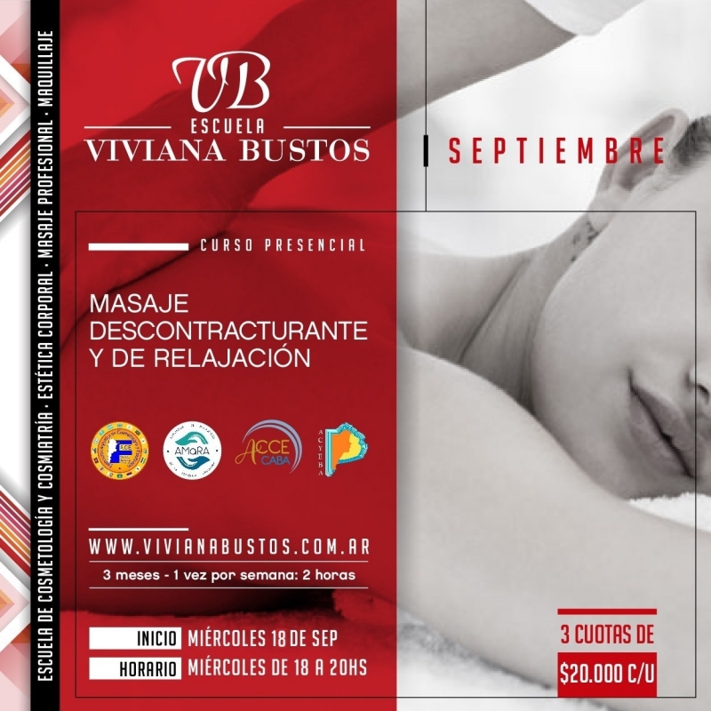 Curso > Masaje descontracturante y de relajacin