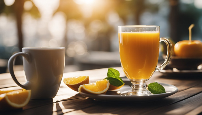 ¿Qué es más saludable, el café o los jugos de frutas?