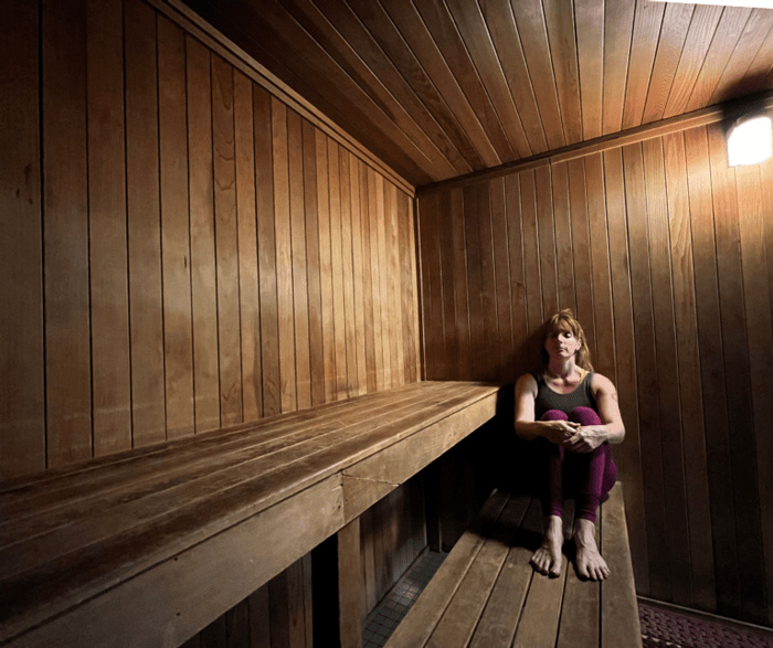 Pasos básicos para una sesión de sauna seco